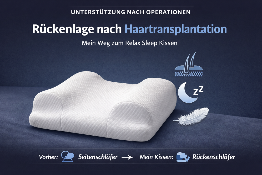 Warum ich Relax Sleep entwickelt habe – nach meiner Haartransplantation